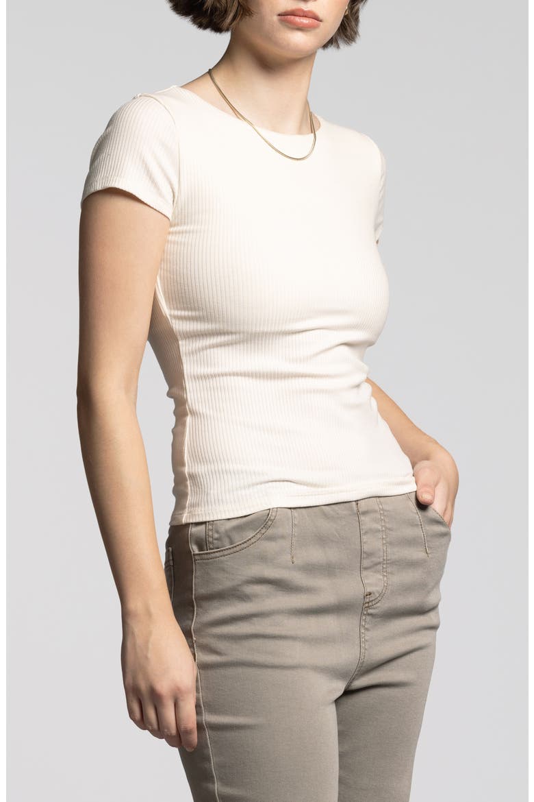 Charlene Rib Top, Alternate, color, IVORY