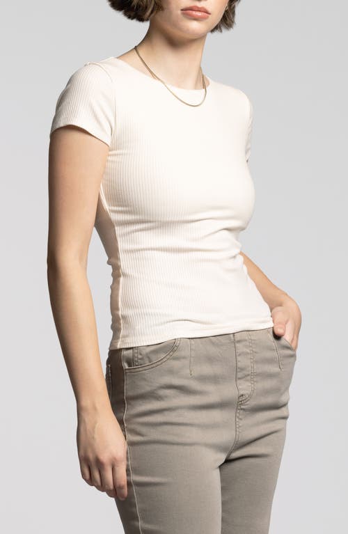 Weekend Los Angeles Charlene Rib Top In Ivory
