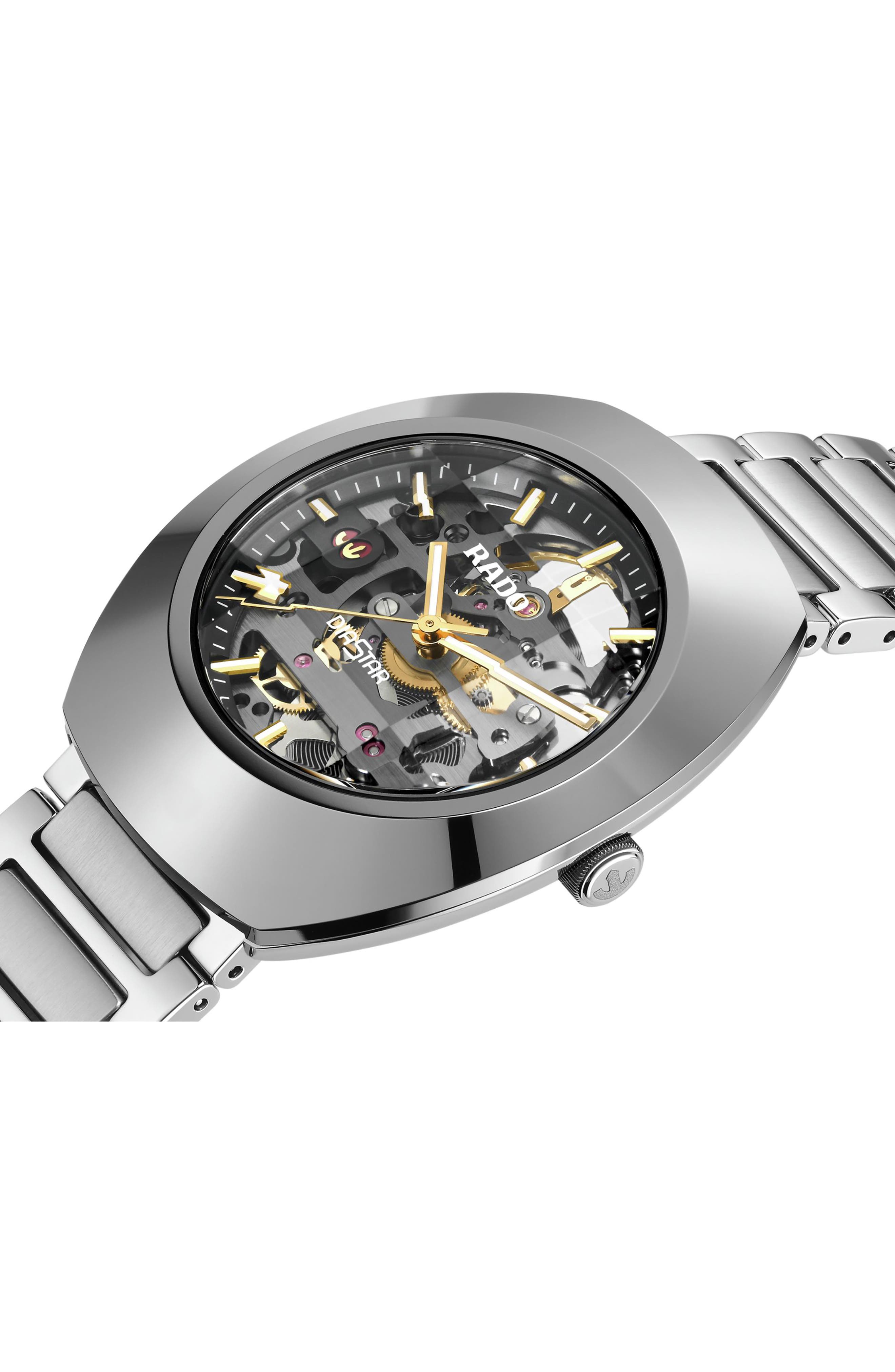 Diastar Skeleton Automatic Bracelet Watch, 38mm (Men) | Nordstrom