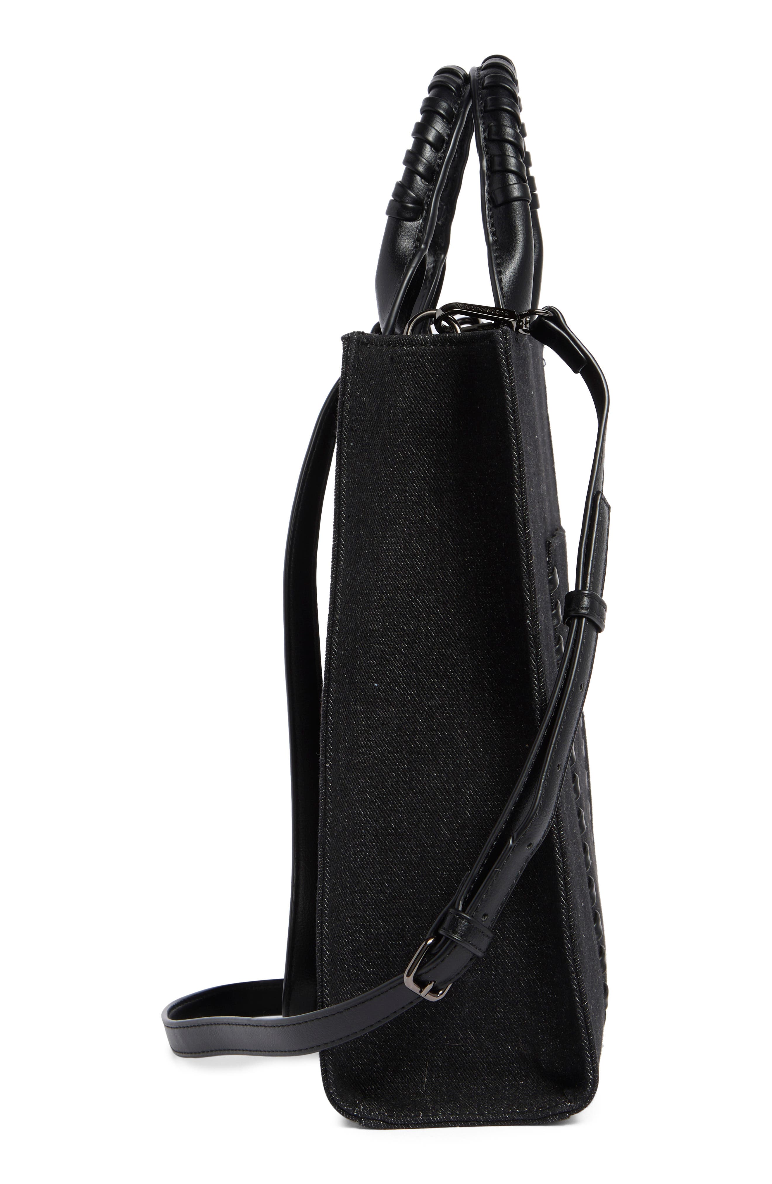 BCBG Whipstitch Denim Twill Tote Bag, Alternate, color, 