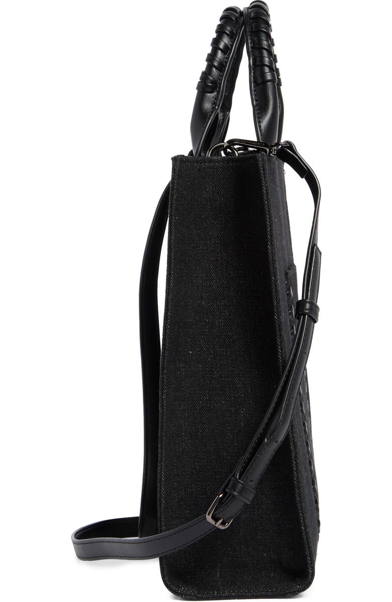 BCBG Whipstitch Denim Twill Tote Bag, Alternate, color,