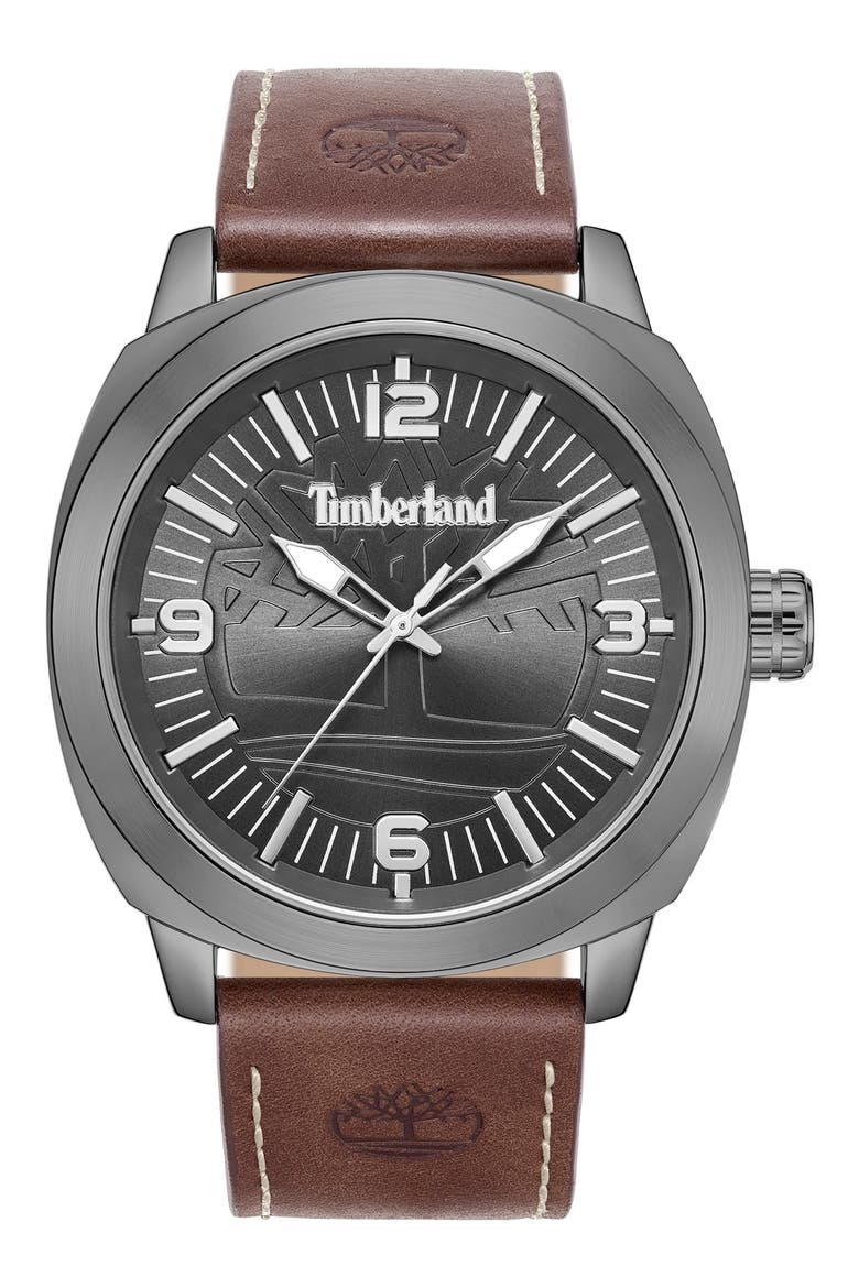 Quartz Analog Watch, Main, color, BROWN/ BLACK