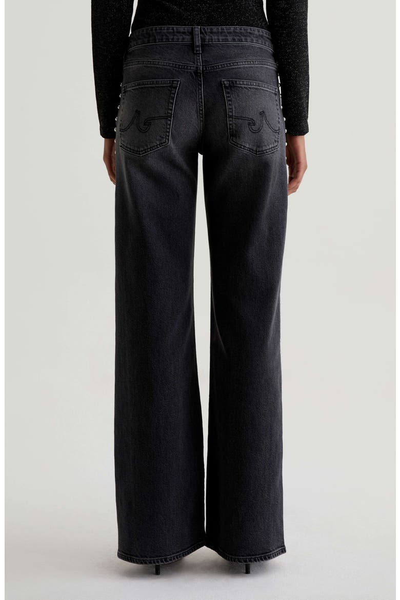 Adria Stud Wide Leg Jeans, Alternate, color, IMMENSITY