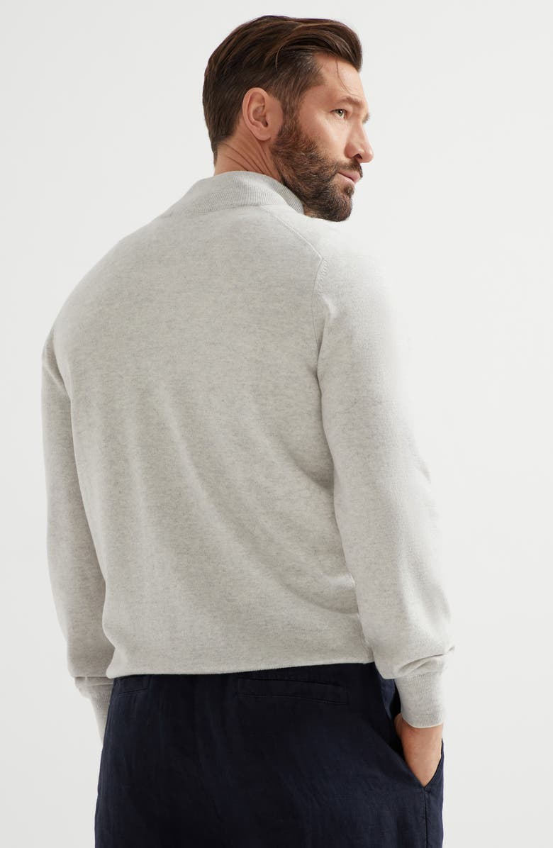 Brunello Cucinelli Zip-front cardigan, Alternate, color, 