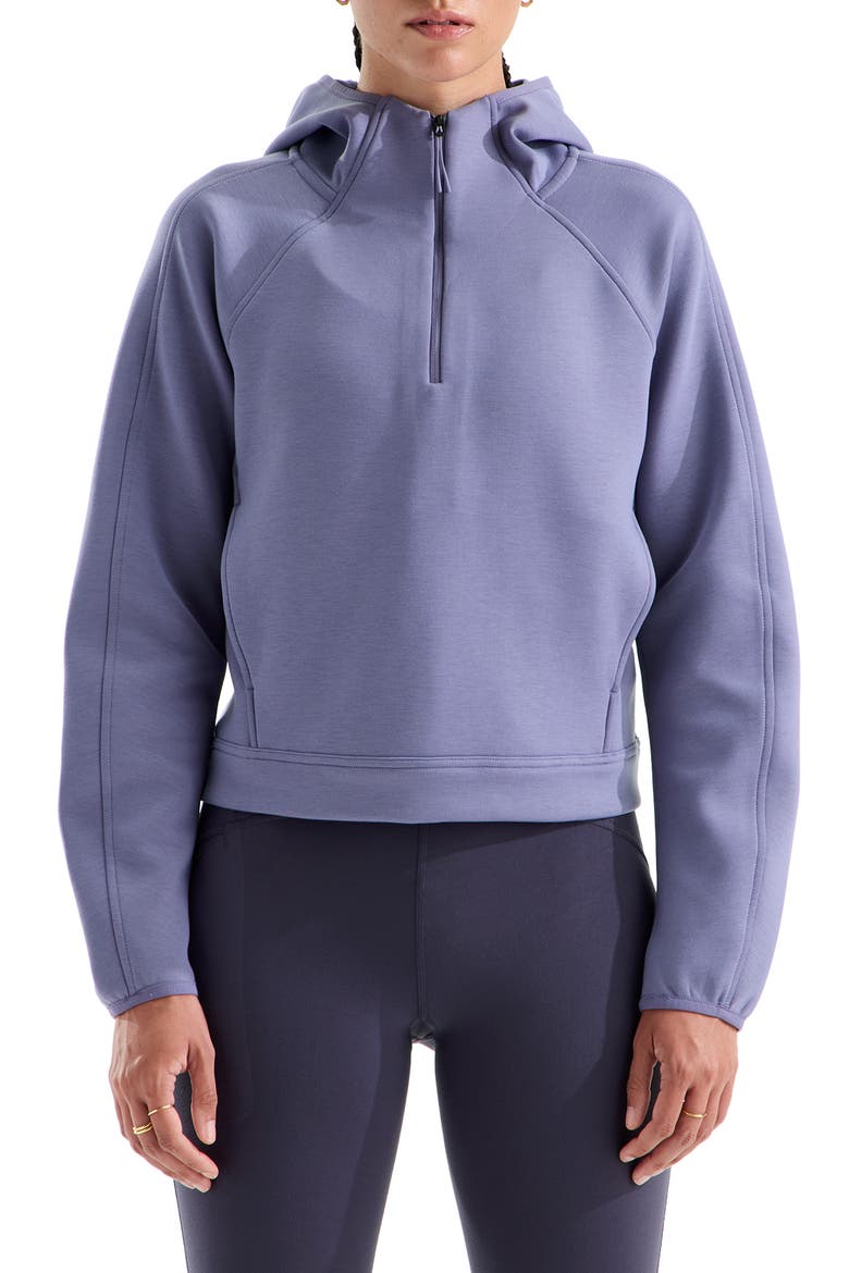 Jaida FlashDry-XD Half Zip Hoodie, Main, color, GROUNDED PLUM
