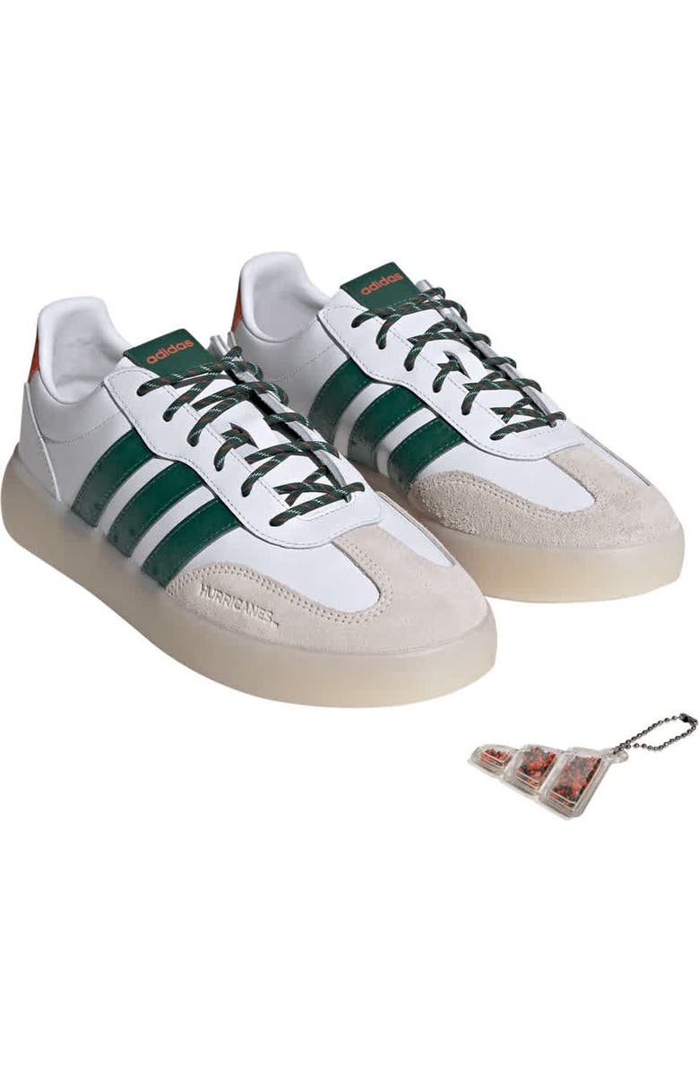 adidas Unisex adidas White Miami Hurricanes Barreda Decode Shoes, Main, color, White