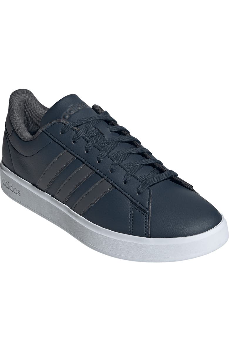 adidas Grand Court Sneaker, Main, color, Aurora Ink/Grey/White