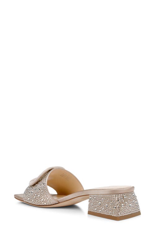 Dee Ocleppo Dizzy 35mm Leather Mules In Champagne Satin