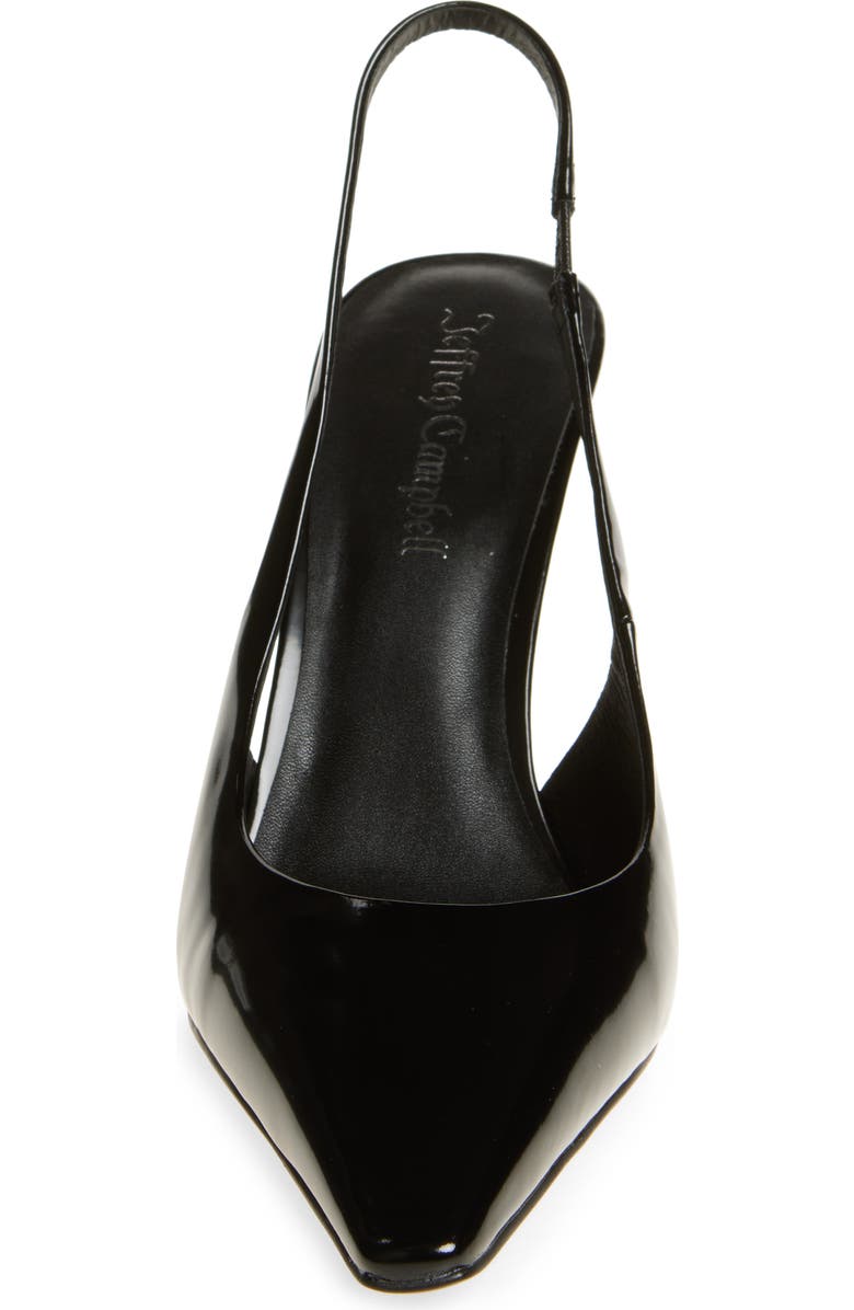 Jeffrey Campbell Glacial Slingback Wedge Pump, Alternate, color, Black Box Clear