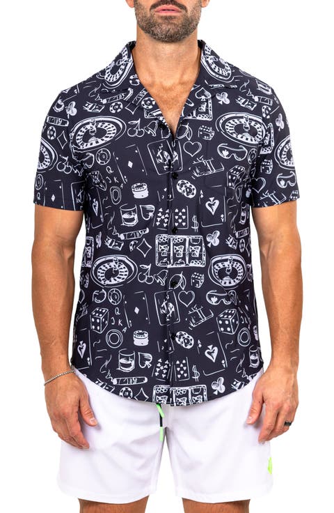 Marthy Black Camp Shirt