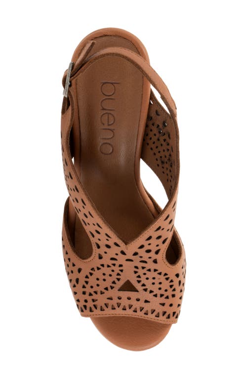 Bueno Caroline Slingback Sandal In Dark Tan