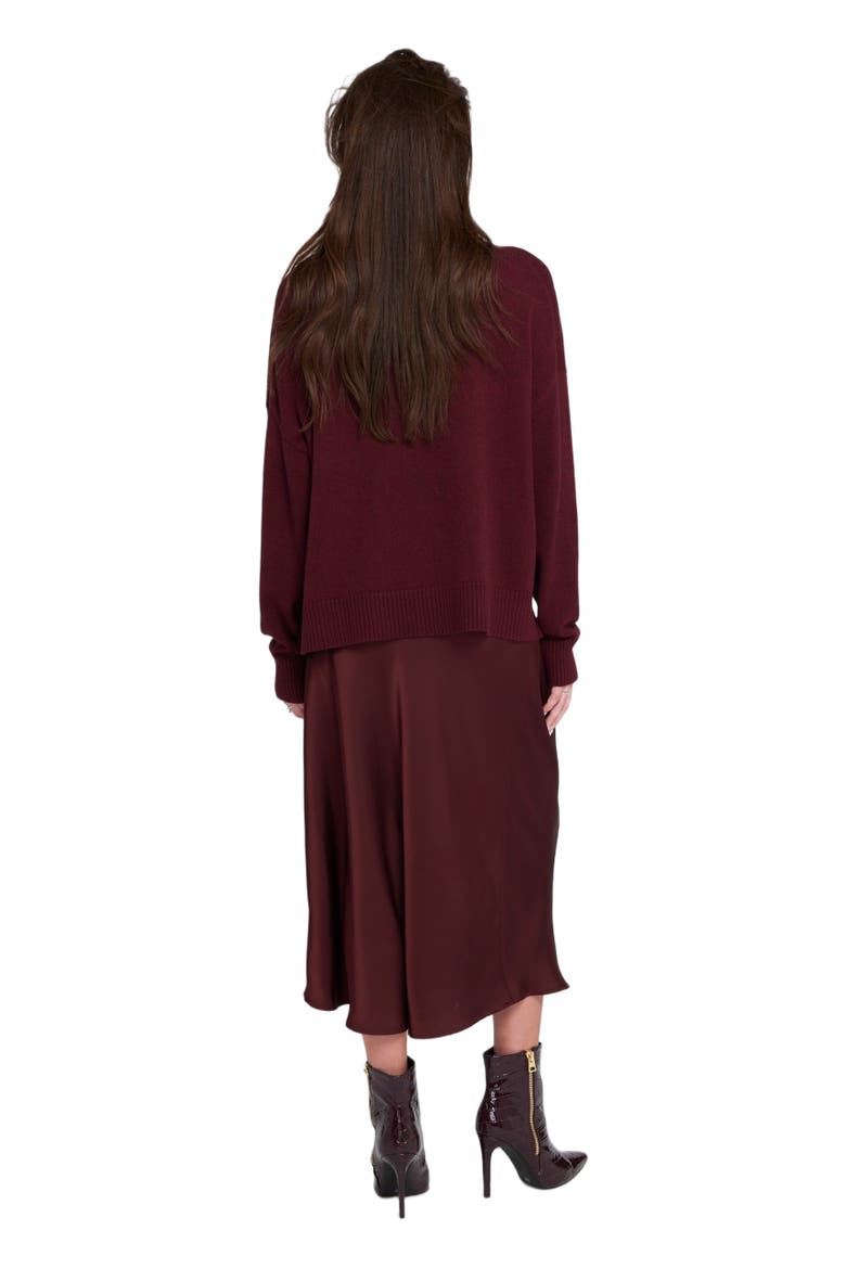 Turtleneck Sweater Pullover, Alternate, color, Wine