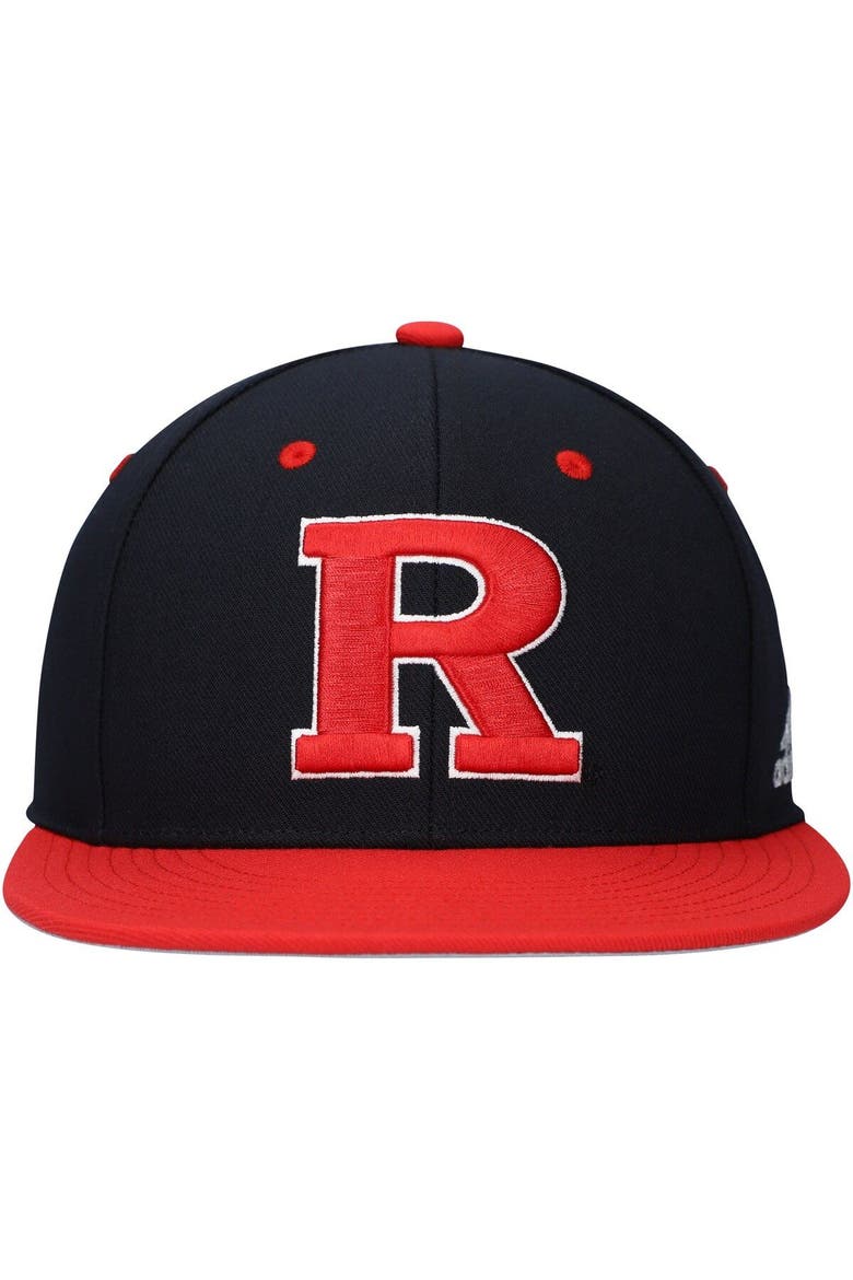 Men's adidas Black Rutgers Scarlet Knights On-Field Baseball Fitted Hat, Alternate, color, Black