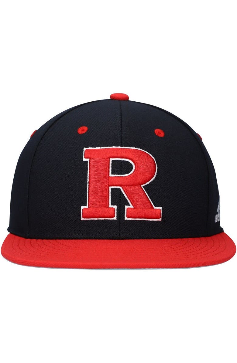 adidas Men's adidas Black Rutgers Scarlet Knights On-Field Baseball Fitted Hat, Alternate, color, Black