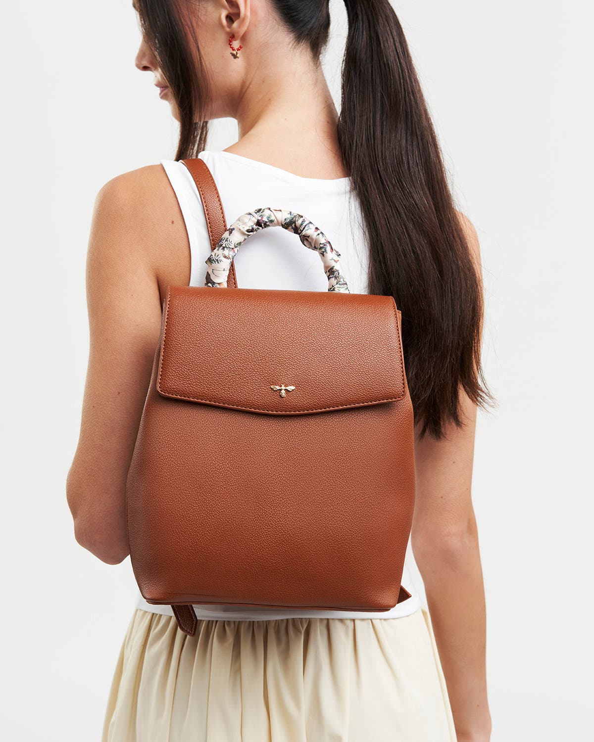 Laura Small Backpack, Alternate, color, Tan