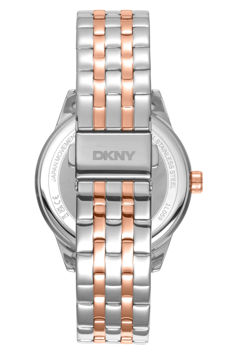 Two-Tone Bracelet Watch, Alternate, color, TWO-TONE SILVER/ ROSE GOLD
