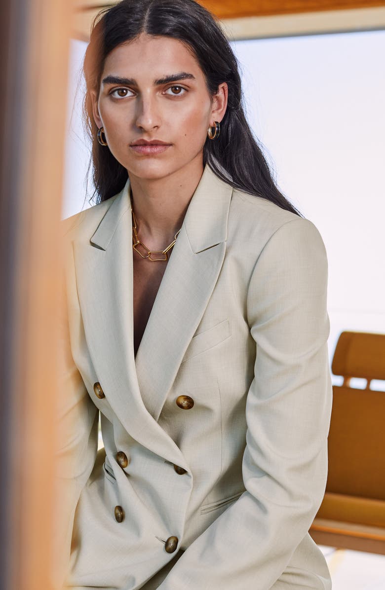 Topshop Double Breasted Blazer, Alternate, color, 