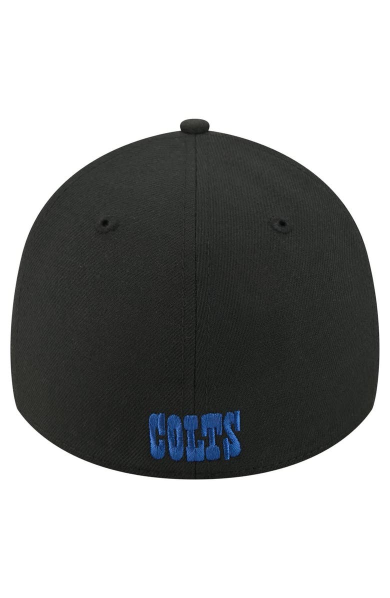 New Era Men's New Era  Black Indianapolis Colts Core Team 39THIRTY Flex Hat, Alternate, color, Black