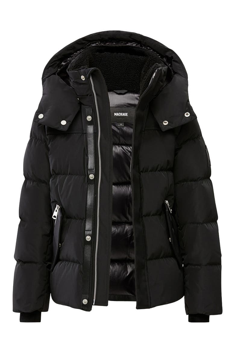 Kids' Kallen Down Puffer Jacket, Alternate, color, BLACK