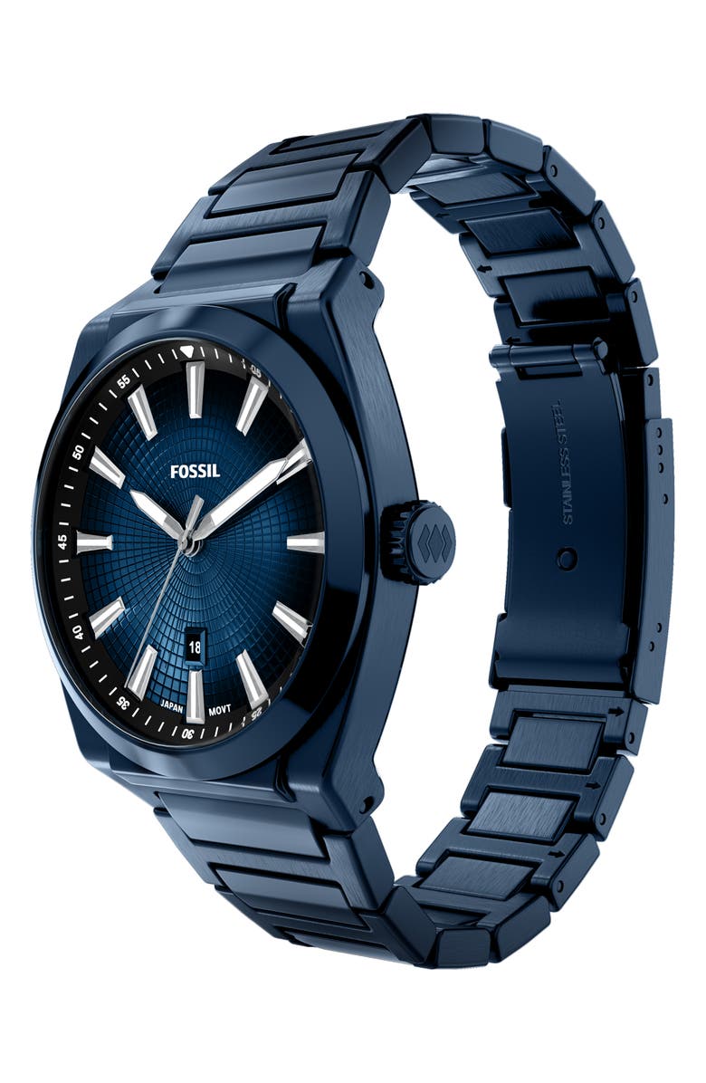 Fossil Everett Bracelet Watch, 42mm, Alternate, color, 