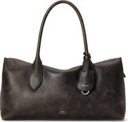 Polo Ralph Lauren Distressed Leather Satchel