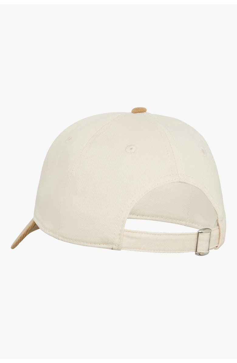 WeWoreWhat Corduroy Baseball Hat, Alternate, color, Ivory/Tan