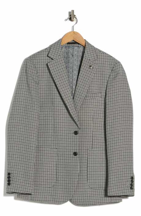 Tahari Plaid Slim Fit Sport Coat