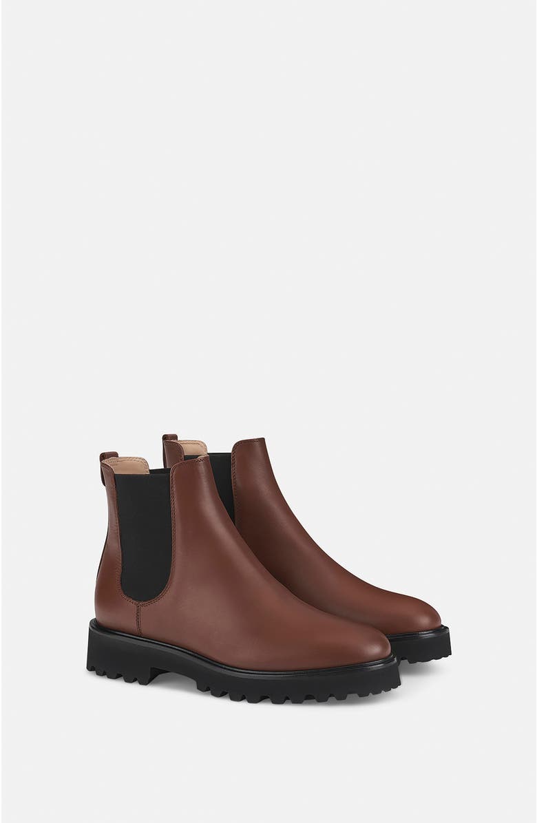 AGL Goldie Beatle In Leather, Alternate, color, Jujube