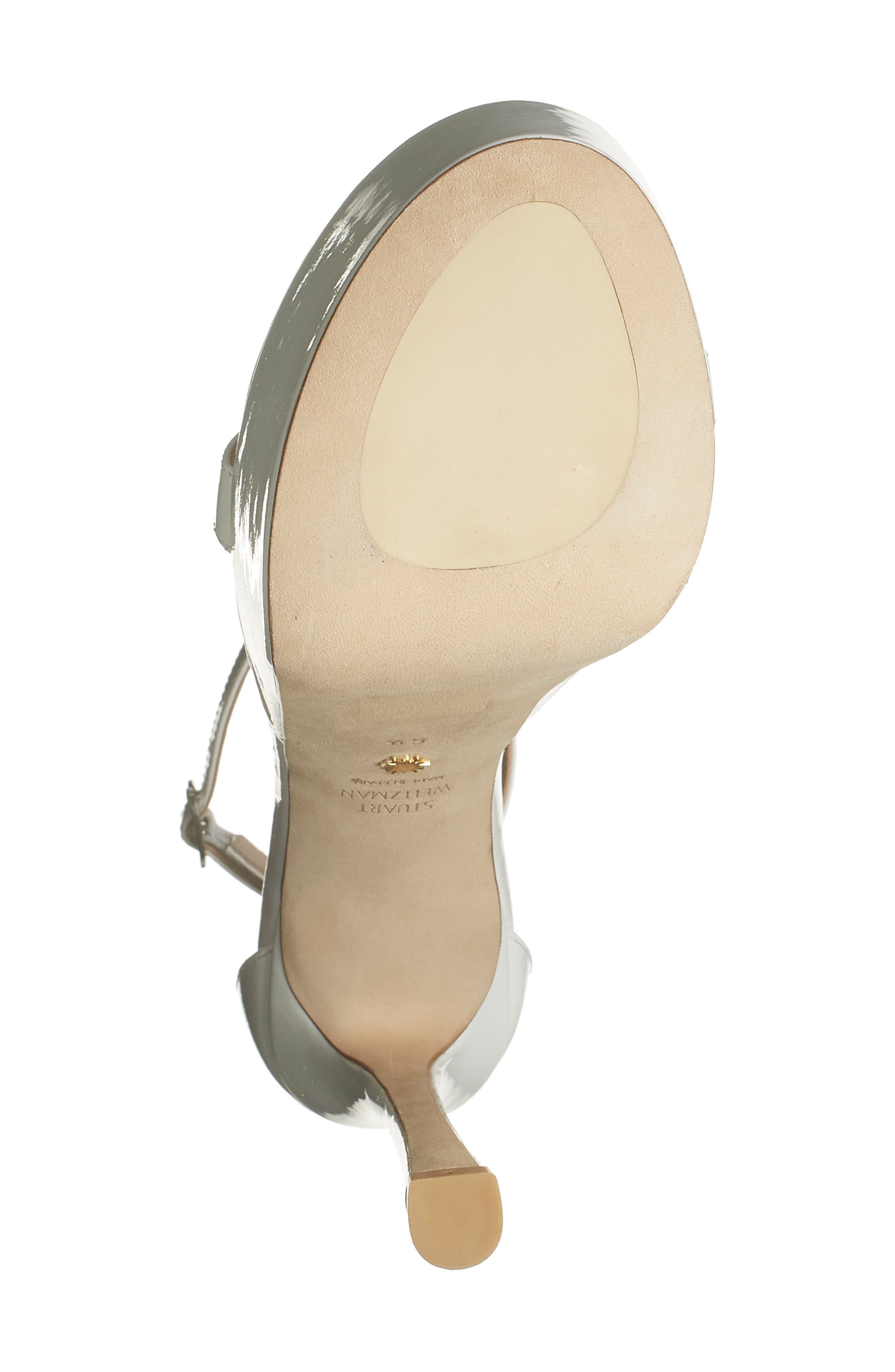 Nudistcurve Hollywood Platform Sandal, Alternate, color, WHITE