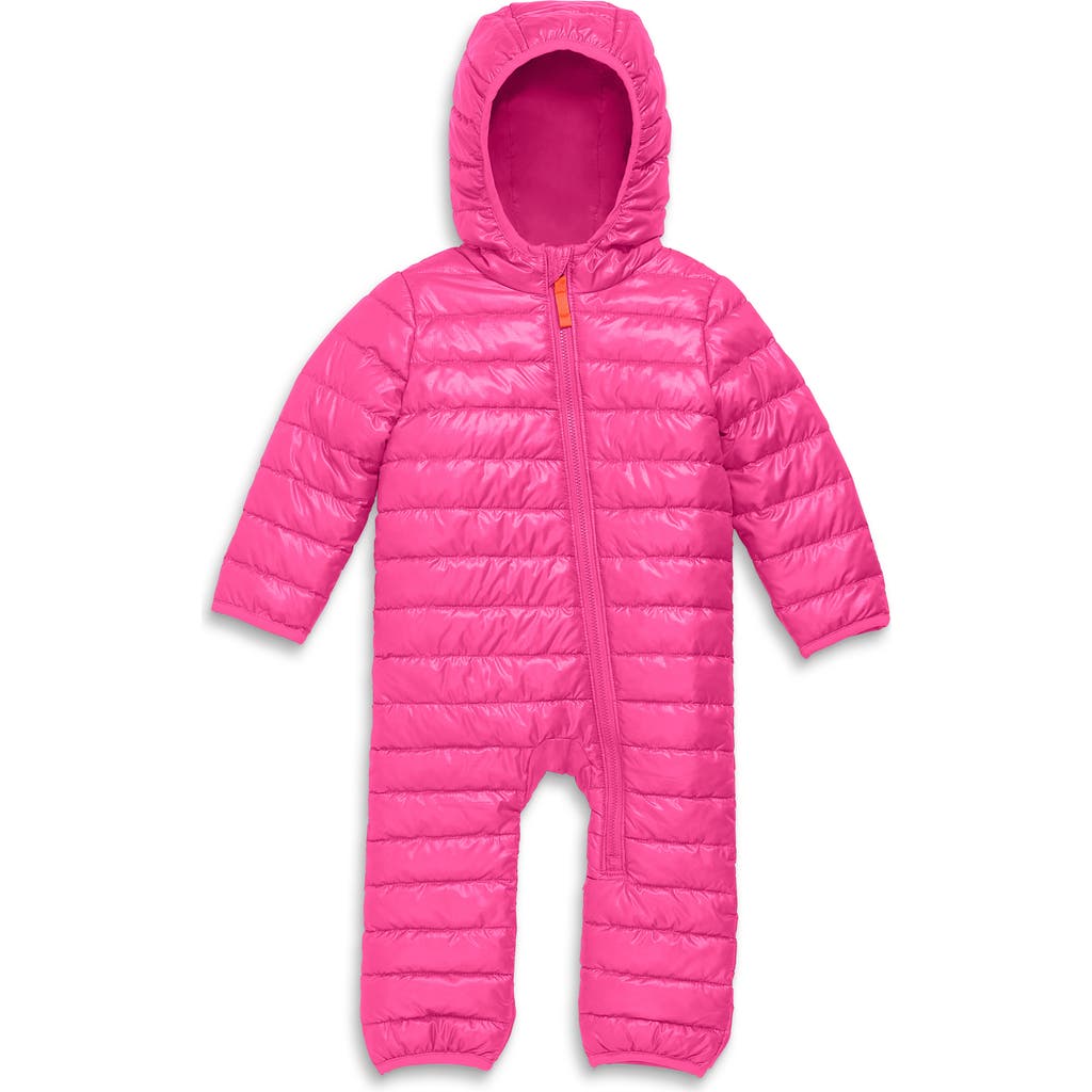 Primary Lightweight Puffer Snowsuit In Pink