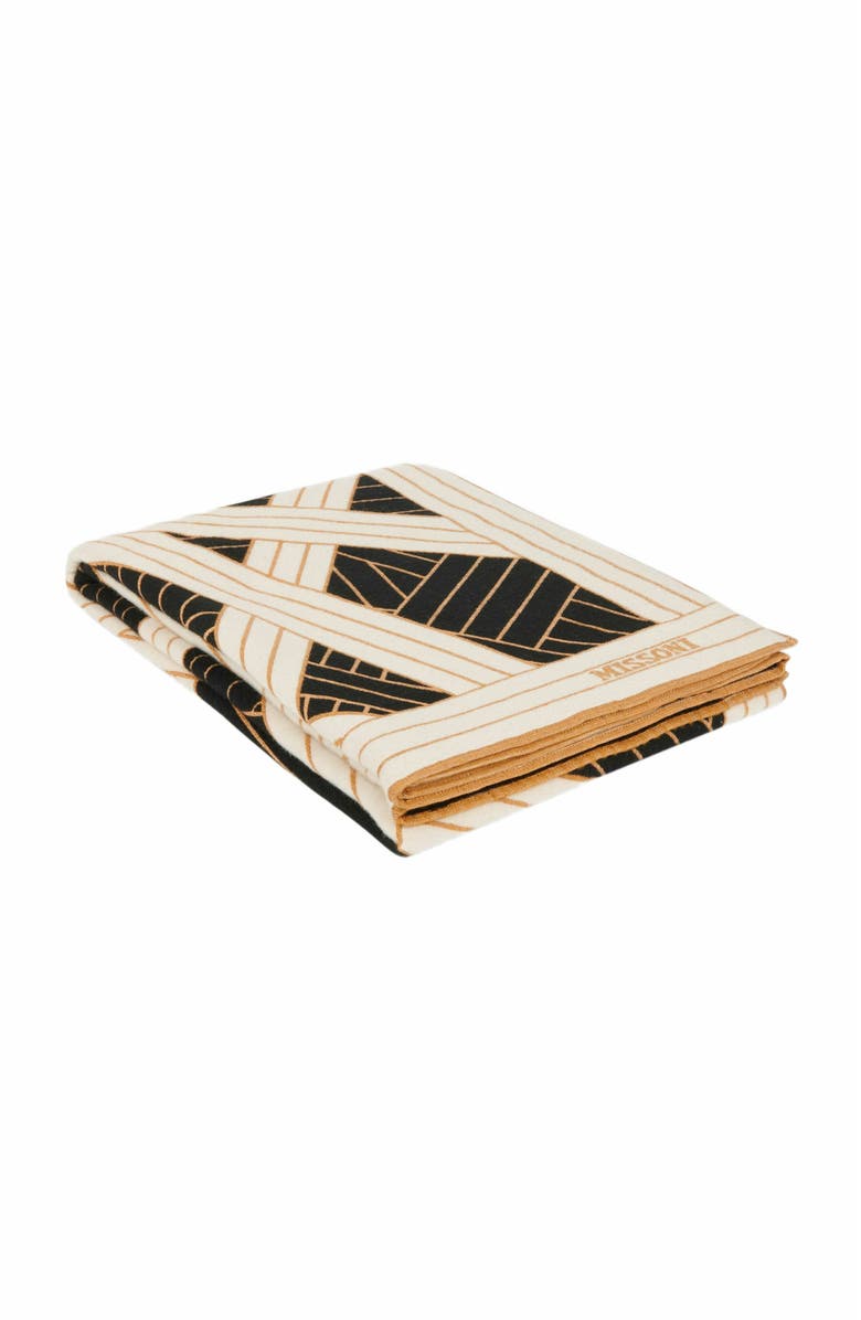 Missoni Home Nastri 135x190 Cm Wool, Cashmere And Silk Plaid Blanket, Alternate, color, 