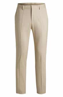 Genius Slim Fit Flat Front Stretch Dress Pants