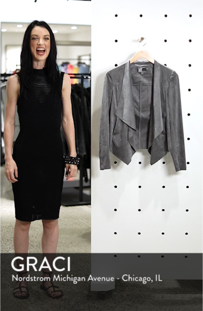 Tayanita Faux Suede Jacket, sales video thumbnail