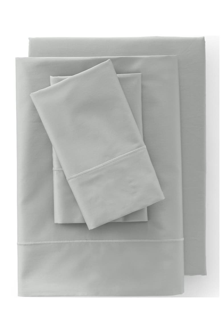 Supima Cotton No Iron Sateen Sheets - 400 Thread Count, Main, color, Light Fog
