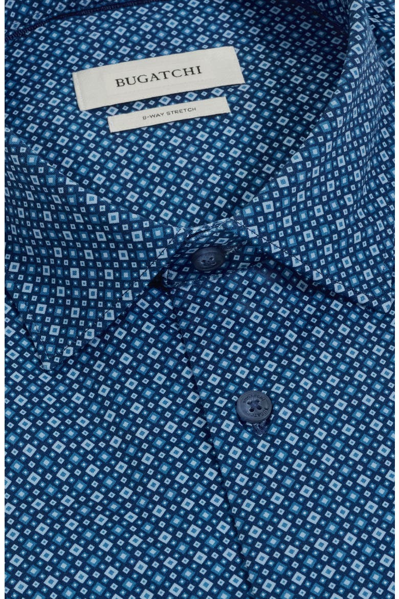James OoohCotton Print Long Sleeve Shirt, Alternate, color, NAVY