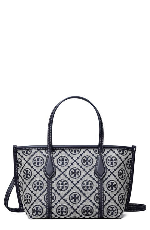 Mini Perry T Monogram Jacquard Tote