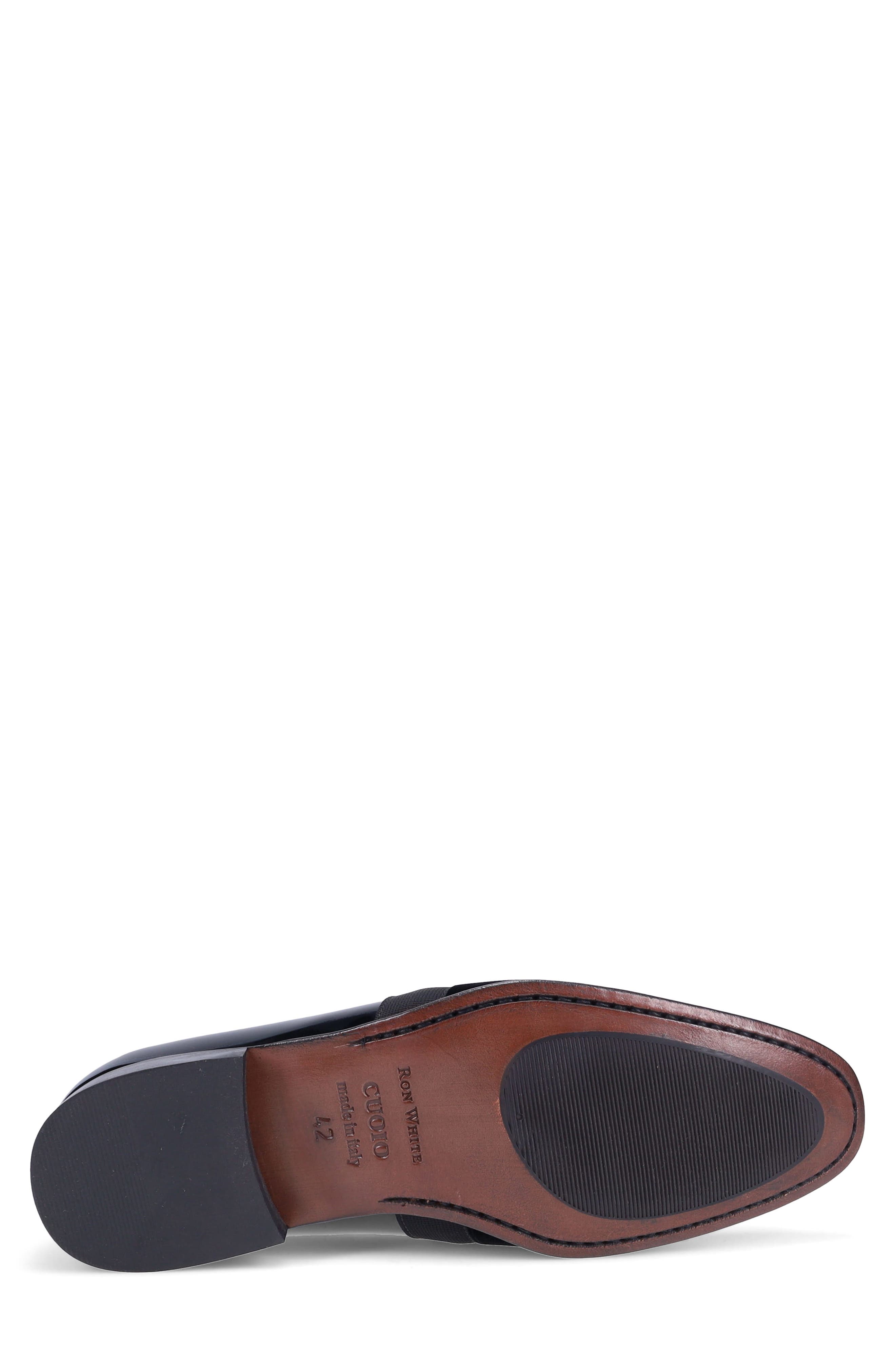Baylor Smoking Loafer, Alternate, color, BLACK/ BLACK