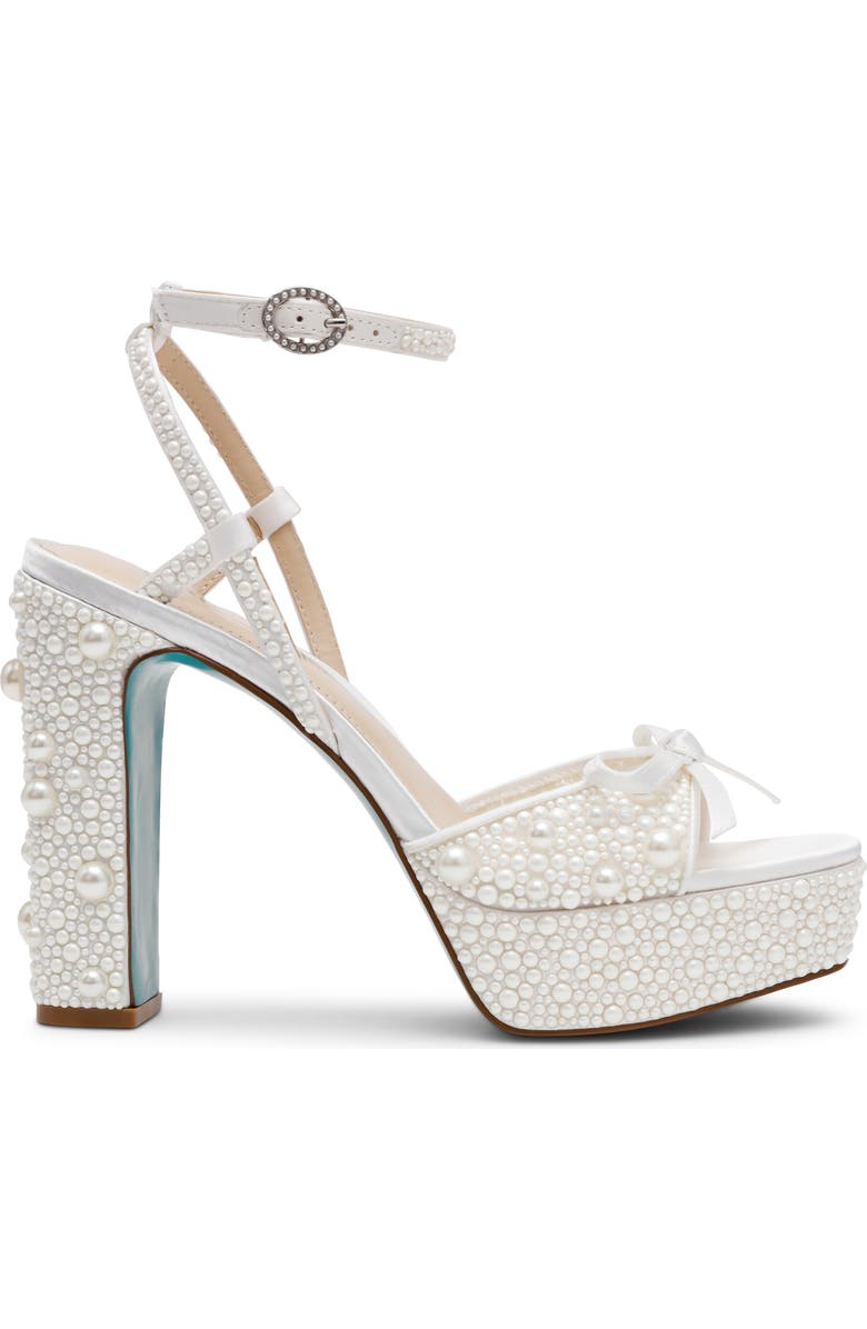 Betsey Johnson Enola Ankle Strap Platform Sandal, Alternate, color,