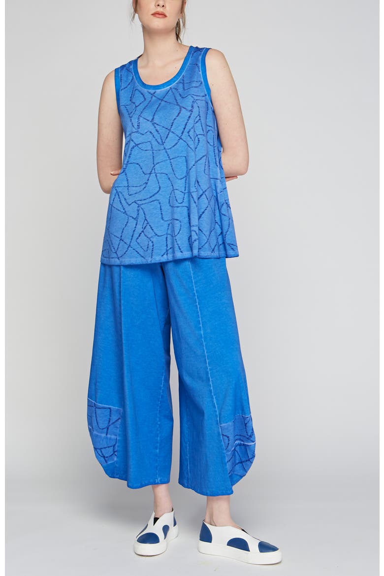 Ryder Devore Cotton Jersey Top, Alternate, color, Blue