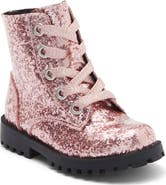 Harper Canyon Kids' Bree Glitter Combat Boot