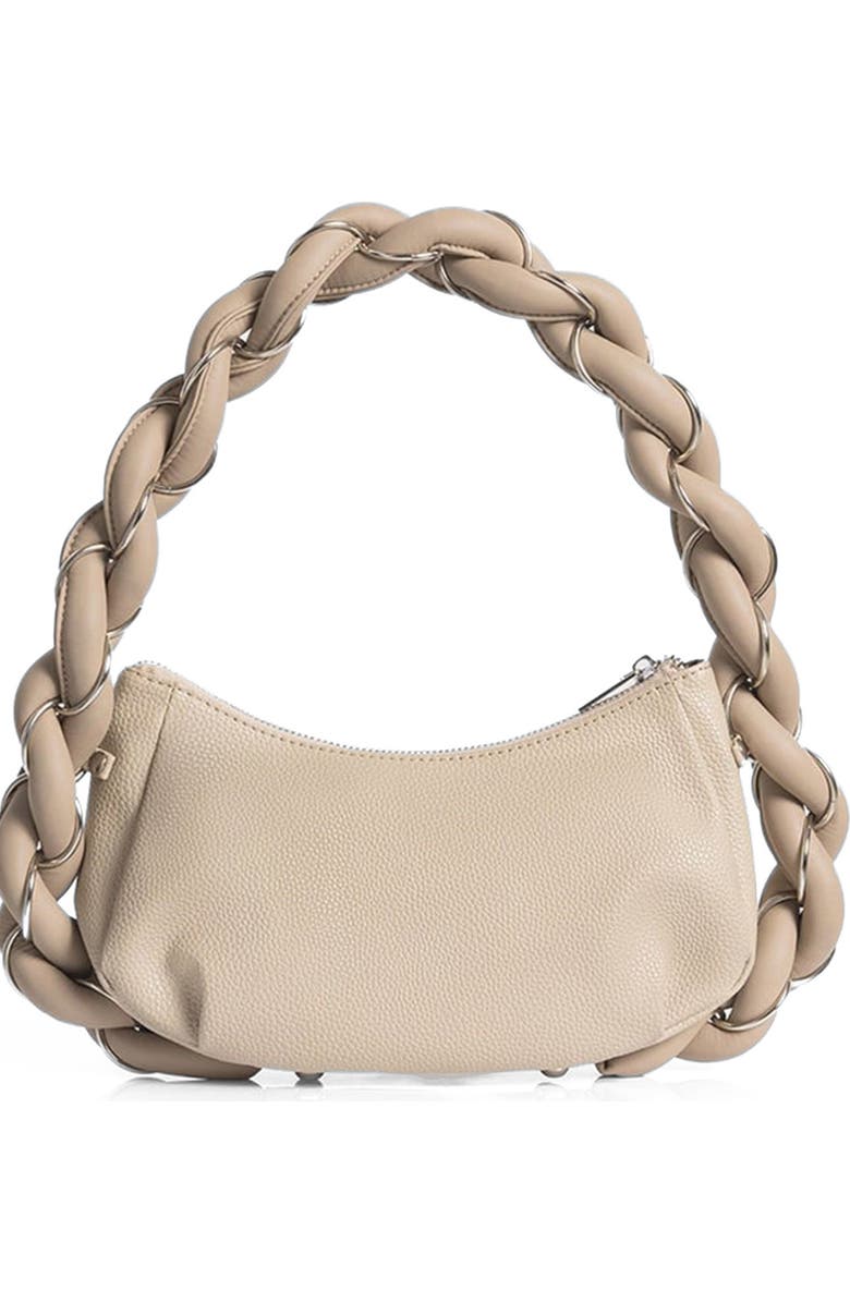Manière De Voir Somme Leather Handbag, Alternate, color, Beige