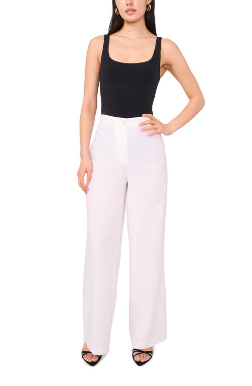 Vince Camuto Linen Blend Pants In White