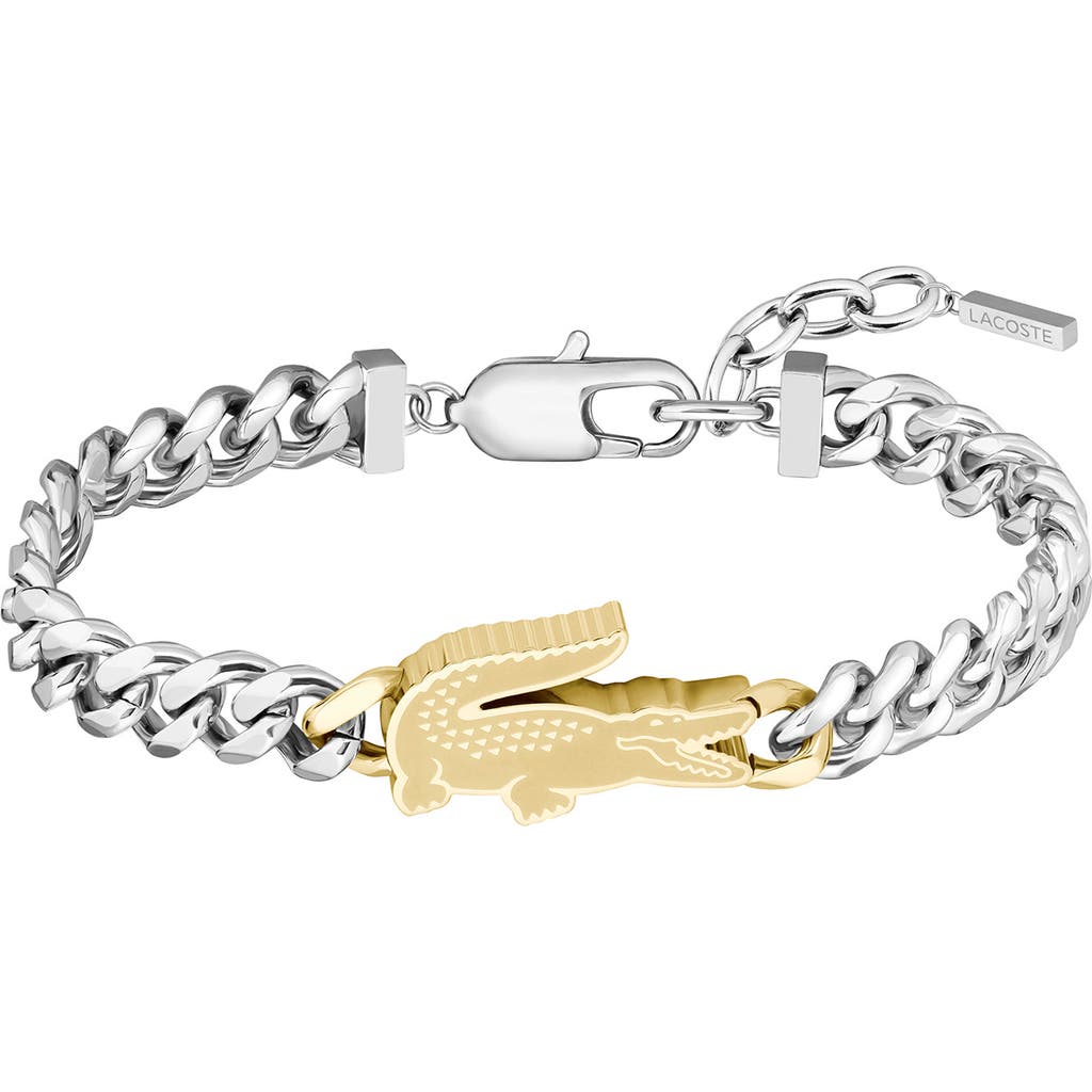 Lacoste Arthor Crocodile Pendant Bracelet