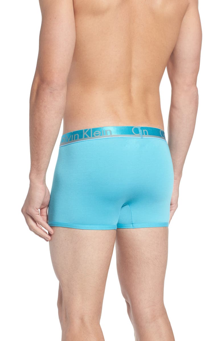 Calvin Klein 3-Pack Comfort Microfiber Trunks, Alternate, color,
