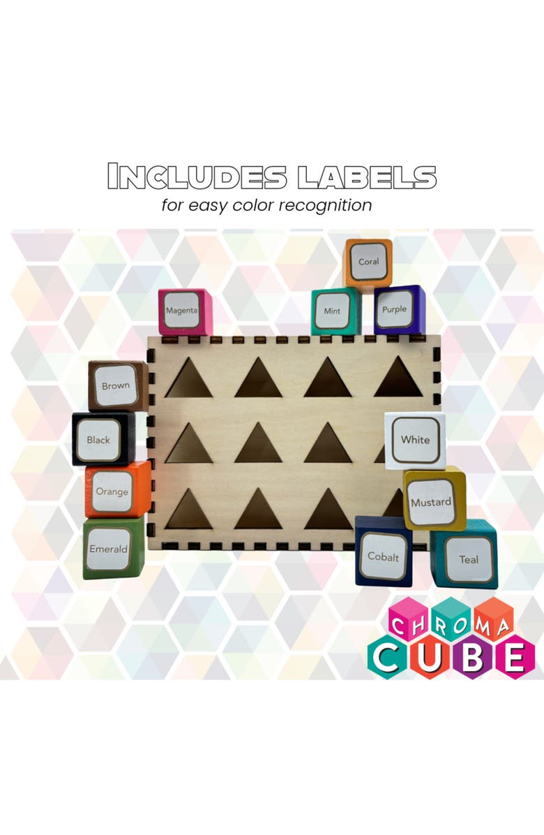 Project Genius Chroma Cube, A Colorful Logic Puzzle, Alternate, color, Multicolored