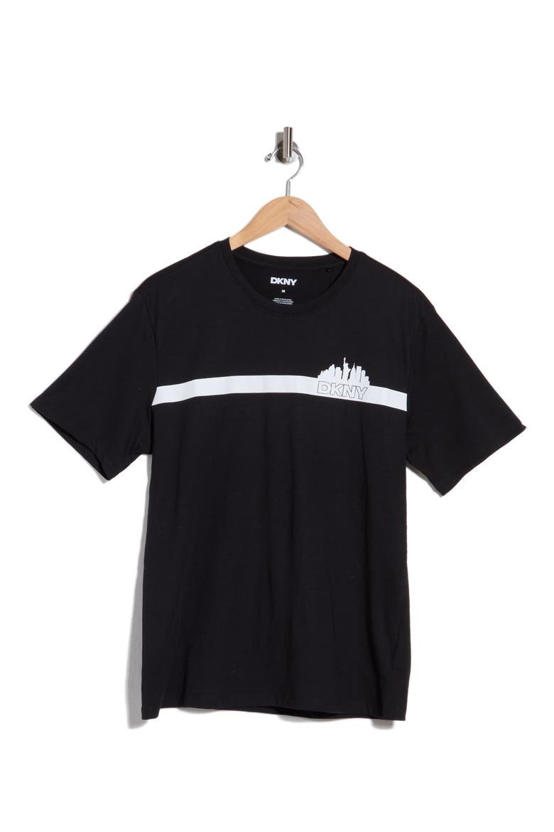 Graphic Print T-Shirt, Alternate, color, BLACK