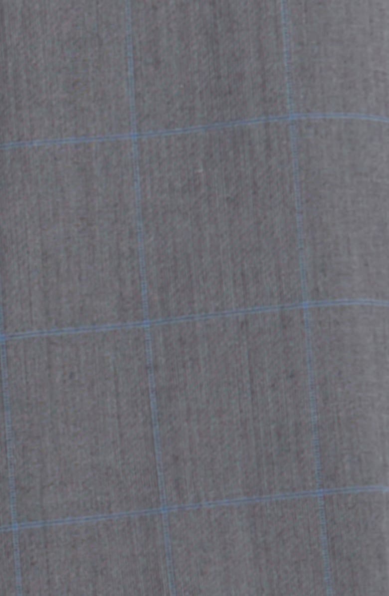 Andrew Marc Windowpane Skinny Fit Suit, Alternate, color,