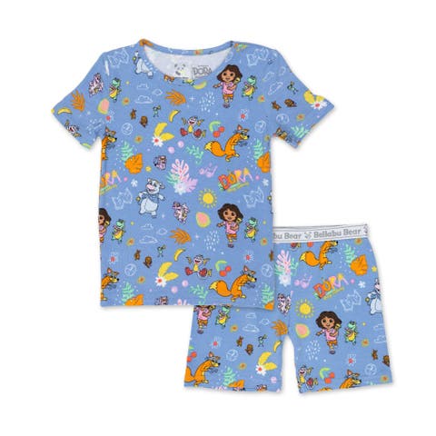 Dora Fiesta Fun Kids 2-Piece Short Sleeve & Shorts Pajama Set