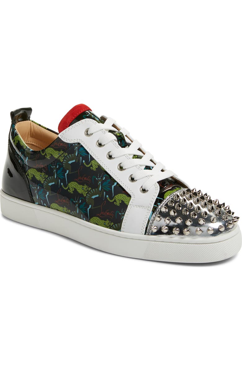 Christian Louboutin Louis Spikes Junior Low Top Sneaker, Main, color,