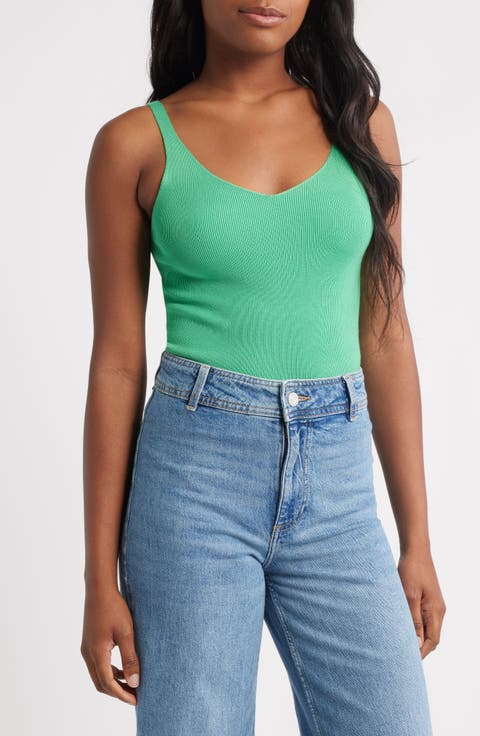 Gymnastic Rib Knit Tank (Regular & Plus)